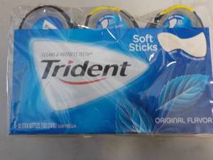 6 - 50 Stick Bottles Trident Sugar ...