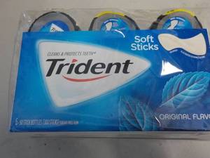 6 - 50 Stick Bottles Trident Sugar ...