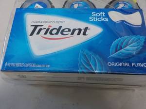 6 - 50 Stick Bottles Trident Sugar ...