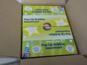 Lot of 2 Squeeze n Blow Pop-up Bubb...