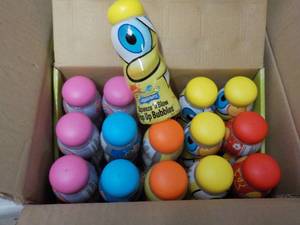 Lot of 2 Squeeze n Blow Pop-up Bubb...