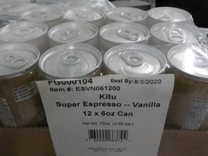 12 pack 6 oz cans Vanilla Kitu Supe...