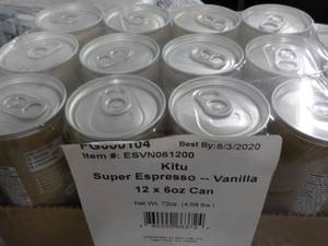 12 pack 6 oz cans Vanilla Kitu Supe...