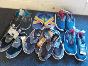 7 pair Kids Shoes Various sizes...