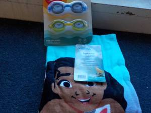 Moano Beach Towel and Kids Speedo G...