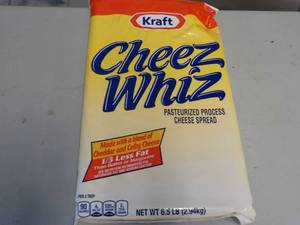 6.5 lb bag Kraft Cheese Whiz refri...