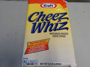 6.5 lb bag Kraft Cheese Whiz refri...
