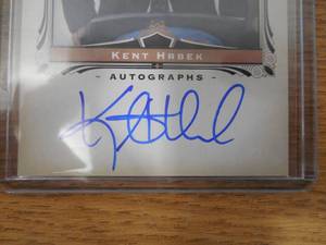 lot 2 image: 2013 Goodwin Champions Kent Hrbek Autographed Card