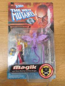 lot 21 image: 1998 X-Men The New Mutants Magik Action Figure NIP LK