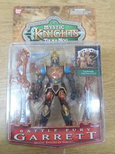 lot 22 image: 1998 Mystic Knights Of Tir Na Nog Battle Fury Garrett Action Figure NIP