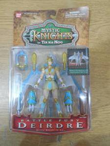 lot 23 image: 1998 Mystic Knights Of Tir Na Nog Battle Fury Deirdre Action Figure NIP