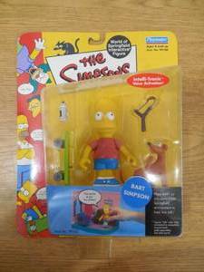 lot 25 image: 2000 The Simpsons Bart Simpson Intelli-Tronic Action Figure NIP