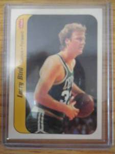 lot 55 image: 1986 Fleer Larry Bird Sticker #2 Near Mint LK