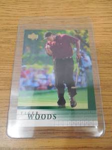 lot 64 image: 2001 Upper Deck Tiger Woods Rookie Cards #1