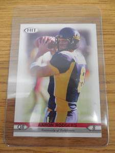 lot 65 image: 2005 Sage Hit Aaron Rodgers Rookie Card #8