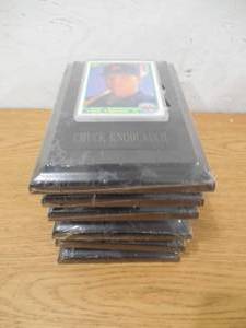 lot 71 image: (6) 1990 Score Chuck Knoblauch Rookie Card Plaques LK