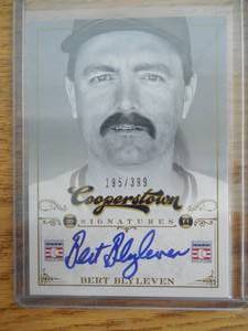 lot 113 image: 2012 Cooperstown Autograph Bert Blyleven Serial #195399