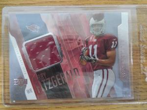 lot 130 image: 2004 Upper Deck Rookie Futures Jersey Larry Fitzgerald Rookie Card LK