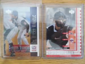 lot 134 image: Upper Deck Minor League Joe Mauer & Justin Morneau Rookie Cards LK