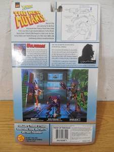 lot 19 image: 1998 X-Men The New Mutants Wolfsbane Action Figure NIP LK