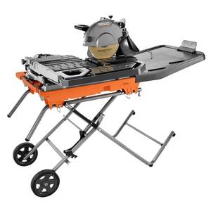 Ridgid Wet Tile Saw with Stand