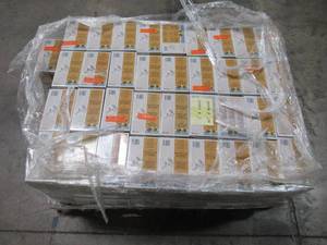 lot 200 image: Entire Pallet - Hampton Bay 75-Watt PAR30 Perforated Double Arm Gimbal Fixtures EC934WH