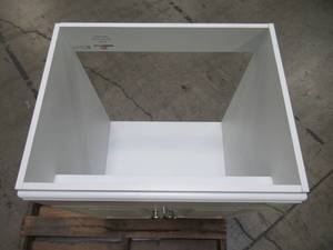 lot 218 image: Design House Wyndham 24 in. W x 18 in. D Bath Vanity Cabinet Only in White Semi-Gloss 597120