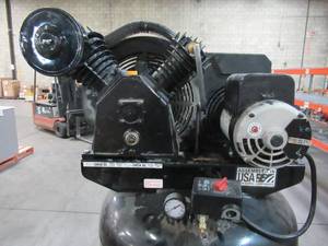 lot 2 image: Husky 80 Gal. 175 PSI Electric Stationary 2-Stage Air Compressor HDC802000