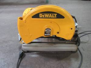 lot 10 image: DEWALT 15 Amp 14 in. Cut-Off Saw D28715