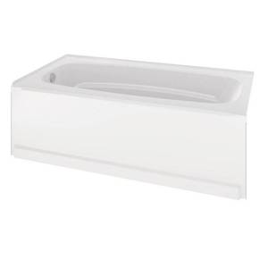 lot 111 image: Delta Classic 400 - 60 x 32 x 18. Tub with Left-Hand Drain in White, BVS400L.