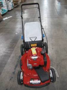 lot 26 image: Toro 22 in. Recycler SmartStow High Wheel Variable Speed Walk Behind Gas Self Propelled Mower 20339
