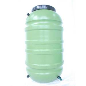 lot 300 image: Upcycle Products 55 Gal. Green Rain Barrel, GRN