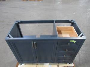 lot 153 image: Home Decorators Collection Sandon 48 in. W x 22 in. D Bath Vanity in Midnight Blue Sandon 48MB