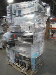 lot 46 image: WHOLESALE MIXED PALLET OF MISCELLANEOUS SMALL  APPLIANCES, WATER DISPENSERS, RANGE HOODS AND MORE
