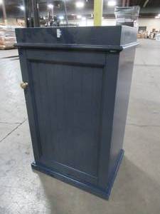 lot 58 image: Legion Furniture 17 in. W x 13 in. D Single Door Vanity Cabinet  in Blue, WLF9318-B - Missing Vanity Top.