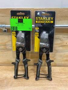 STANLEY Lot of 2-  FATMAX DUCT NOTCHER TOOL 1.5-in 60CrV Snips