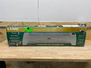 LASKO 1,500-Watt Portable Electric Convection Baseboard Heater with Remote Control