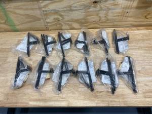 GATEHOUSE Lot of 2 Cases of-  Window Bar T-Brackets Black (6 brackets per case)