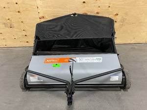 ALLFITHD 50 in. 26 cu. ft. Lawn Sweeper (damaged)