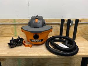 RIDGID 6 Gal. 3.5-Peak HP NXT WetDry Shop Vacuum with Filter, Hose and Accessories