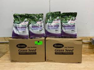 SCOTTS Lot of 3-  7 lbs. Turf Builder Perennial Ryegrass Mix Seed