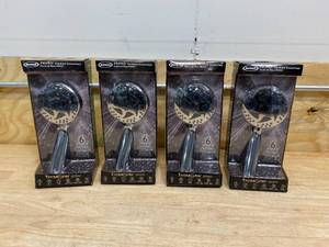 JACUZZI Lot of 4-  Theraspin Chrome 6-Spray Handheld Showers 2.5-GPM (9.5-LPM)