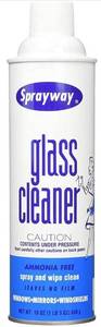 SPRAYWAY Lot of 4 Cases of-  Glass Cleaner - 19oz (12 Per Case)