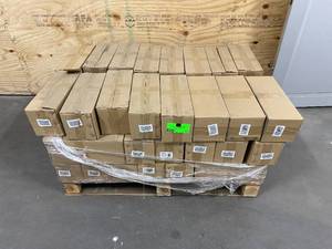 ALLEN  ROTH Lot of 48 Cases (7 packs per case) of-  5-Pack Blue 6-in x 6-in Glazed Ceramic Wall Tile.