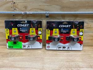 COAST Lot of 2-  400 Lumen Wide Angle Flood LED Headlamp (2-Pack)