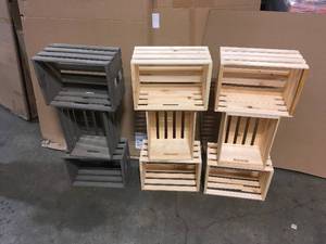 Pallet with Wood small Crates see pictures