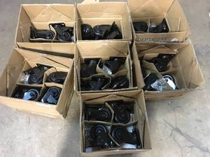 Lot of 7 cases of Wheel Casters New see pictures