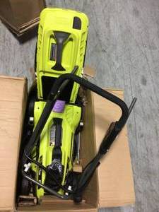 lot 3 image: 13 in. 11 Amp Corded Electric Walk Behind Push Mower by RYOBI in good condition