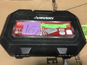 lot 16 image: 144-Tooth Mechanics Tool Set (75-Piece) by Husky in good condition