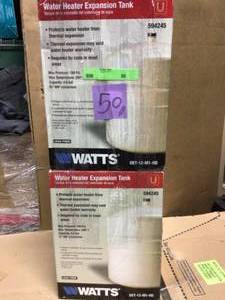 lot 50 image: Potable Water Expansion Tank for 50 gal. Water Heaters by Watts in good condition